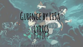 Demon Slayer Kimetsu no Yaiba Opening Full with lyrics LiSA  Gurenge [upl. by Ettener]