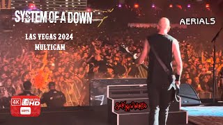 System Of A Down  Aerials Multicam Sick New World Las Vegas 2024 4K Ultra HD Quality  60 FPS [upl. by Olenta]