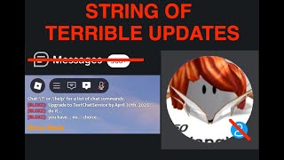 ROBLOX Releasing a String of TERRIBLE Updates [upl. by Hunley]