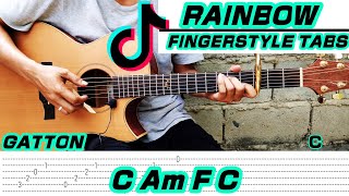 Rainbow  Gatton Fingerstyle Guitar Tabs  Chords  Lyrics [upl. by Garbe]