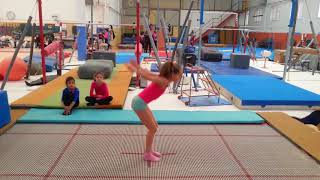 Primi elementi al trampolone GYMNASTICS TUTORIAL ginnastica artistica CSB [upl. by Copeland262]