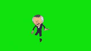 Mr Boss Goes Crazy Oogly Goo Smiling Friends Meme Green Screen Chroma Key Template [upl. by Nitsugua]