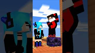 Poi poi poi Herobrine or Steve and Herobrine Woman shorts shortvideo minecraft animation [upl. by Darleen41]