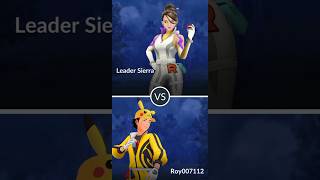 i defeat leader sierra with my 100 iq articroy30  pokemongo  viral [upl. by Atteloj]