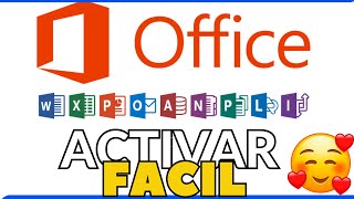 Como activar Microsoft Office Método Facil  EN UN MINUTO [upl. by Eenel]