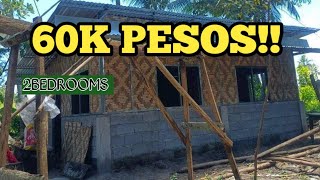 60K PESOSHALF CONCRETE HALF AMAKAN HOUSE IDEAS [upl. by Otilopih]