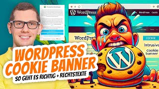 WordPress Cookie Banner 2024 BESTE Lösung mit Einrichtung  Alternative  Erklärung amp Rechtstexte [upl. by Slifka]