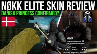 Nøkk Elite skin ingame review  Rainbow Six Siege [upl. by Pattin386]