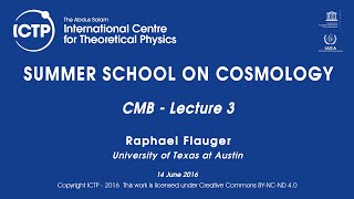 Raphael Flauger CMB  Lecture 3 [upl. by Meece]