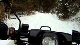 cectek 500 EFI Power Quad stunt Go pro Hero snow [upl. by Sonitnatsnok]