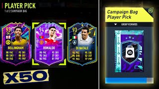 FIFA 22 50 x Guaranteed Campaign Bag Player Pick Packs [upl. by Margalo609]