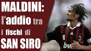 Paolo Maldini laddio a San Siro e la contestazione della Curva Sud [upl. by Ellicott]