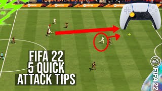 FIFA 22  5 BEST ATTACKING TIPS TO INSTANTLY IMPROVE amp SCORE MORE GOALS [upl. by Jerad]