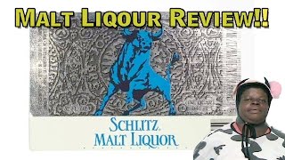 Schlitz  Malt Liqour Reviews [upl. by Salohci774]