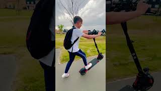 How to wheelie s electric scooter [upl. by Codd]