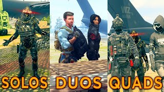 ALL WARZONE 3 PLANE INTROS amp VICTORY Cutscenes Solos Duos Trios amp Quads [upl. by Grondin]