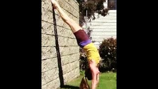 Back Handspring Technique Drill With Coach Meggin [upl. by Anilecram]