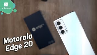 Motorola Edge 20  Unboxing en español [upl. by Nafri]