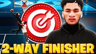 My CATFISH 2WAY FINISHER with a 80 3PT is the BEST ALL AROUND BUILD on NBA 2K22 [upl. by Yup530]