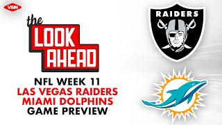 NFL Week 11 Game Preview Raiders vs Dolphins [upl. by Ystap]