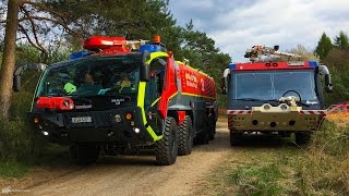 Waldbrand am Flughafen KölnBonn  05042017 [upl. by Aretse]