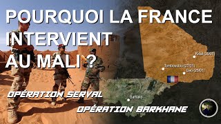 POURQUOI LA FRANCE INTERVIENT AU MALI [upl. by Ardnasirhc]