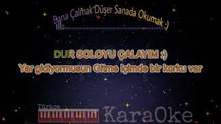 Karaağaç kubatlevent yükselMerve ÖzbeyTürkçe Piano Karaoke 2 Ayrı Ton La Ve Mi [upl. by Meilen]