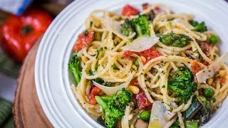 Home amp Family  Christina Cooks Pasta Primavera [upl. by Farny]