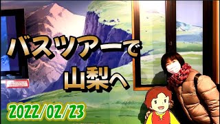 バスツアーで山梨へ ハイジの村 いちご狩り 信玄餅詰め放題 シャトー勝沼 ハーブ庭園旅日記 [upl. by Hehre]