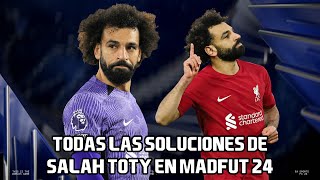 TODAS LAS SOLUCIONES DE SALAH TOTY EN MADFUT 24  MOHAMED SALAH 98 ALL SBC SOLUTIONS  MADFUT 24 [upl. by Morven]