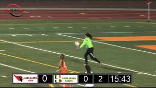 Harlingen VS Harlingen South Women’s Soccer Game Highlights [upl. by Gratianna]