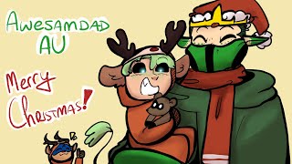 Awesamdad AU  christmassy things  Dream SMP Animatic [upl. by Paschasia638]