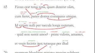 Ovidius Pyramus en Thisbe vers 6773 [upl. by Nicolis632]