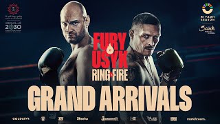 Fury vs Usyk Grand Arrivals LIVE  Historic UNDISPUTED Fight Week Starts HERE RiyadhSeason [upl. by Irved]