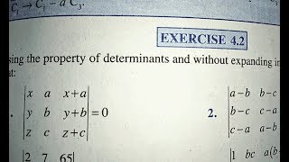 12 th NCERT MathematicsDeterminants  EXERCISE42 Ques 1 to 6 SolutionPathshala Hindi [upl. by Gabriello]