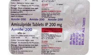 Amide 200 Tablets Amisulpride Tablets IP 200 mg [upl. by Eustazio]