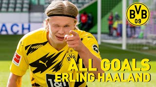 Erling Haaland All 86 goals for Borussia Dortmund [upl. by Boycey]