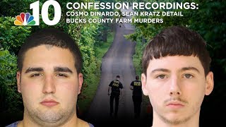 Confession Recordings Cosmo DiNardo Sean Kratz Detail Bucks County Farm Murders [upl. by Thorbert]