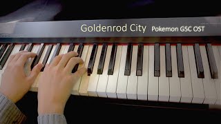 Pokémon GSC  Goldenrod City Piano Cover [upl. by Roxie]