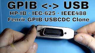 BitBastelei 414  GPIB USB Adapter [upl. by Ainafets]