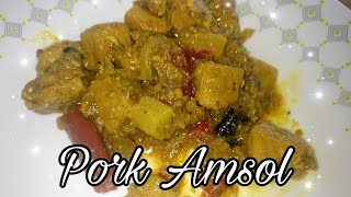 Goan pork Amsol Pork Solantulem Kokum Traditional Goan Recipe [upl. by Ambler]