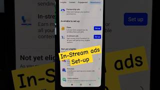 InStream ads Setup Learn more instreamadssetup techsupportsk tech tricks facebook [upl. by Ylelhsa]