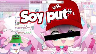 Los fans le enseñan algunas frases en español a Chibidoki [upl. by Okiam]