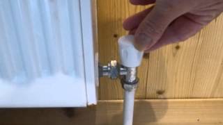 How to turn different radiator valves off [upl. by Muhan]