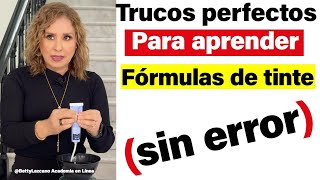 Conoce el TRUCO PERFECTO para HACER DIFERENTES FORMULAS con TINTE SIN ERROR BETTYLAZCANO TE ENSEÑA [upl. by Thorne290]