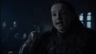 Lady Mormont Confronts Jon Snow 1080 HD [upl. by Irb]