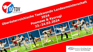 Oberösterreichische Landesmeisterschaft Taekwondo Kyorugi 2024  Fläche 2 [upl. by Mata]