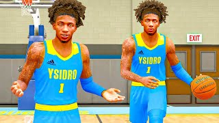 MIKEY WILLIAMS DROPS 80 POINTS HIGH SCHOOL HOOPS 2K22 [upl. by Llenor]