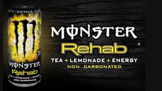 Monster Rehab Lemon Tea 🍋💛 680ml  SKU 0512 🇺🇸 [upl. by Loree954]