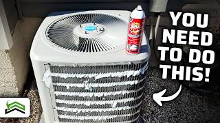 How To Clean Your AC Condenser Unit  Spring Cleaning Pro Tips [upl. by Atteirneh935]